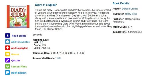 Diary of a Spider 